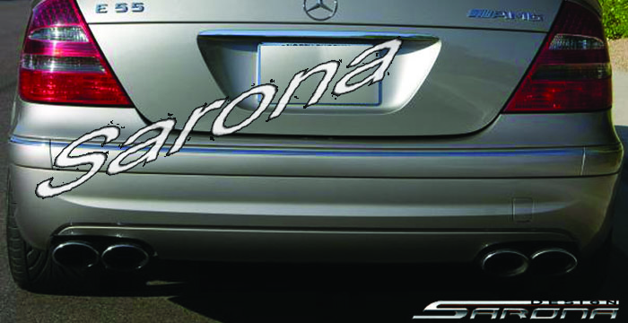 Custom Mercedes E Class  Sedan Rear Bumper (2003 - 2009) - $490.00 (Part #MB-049-RB)